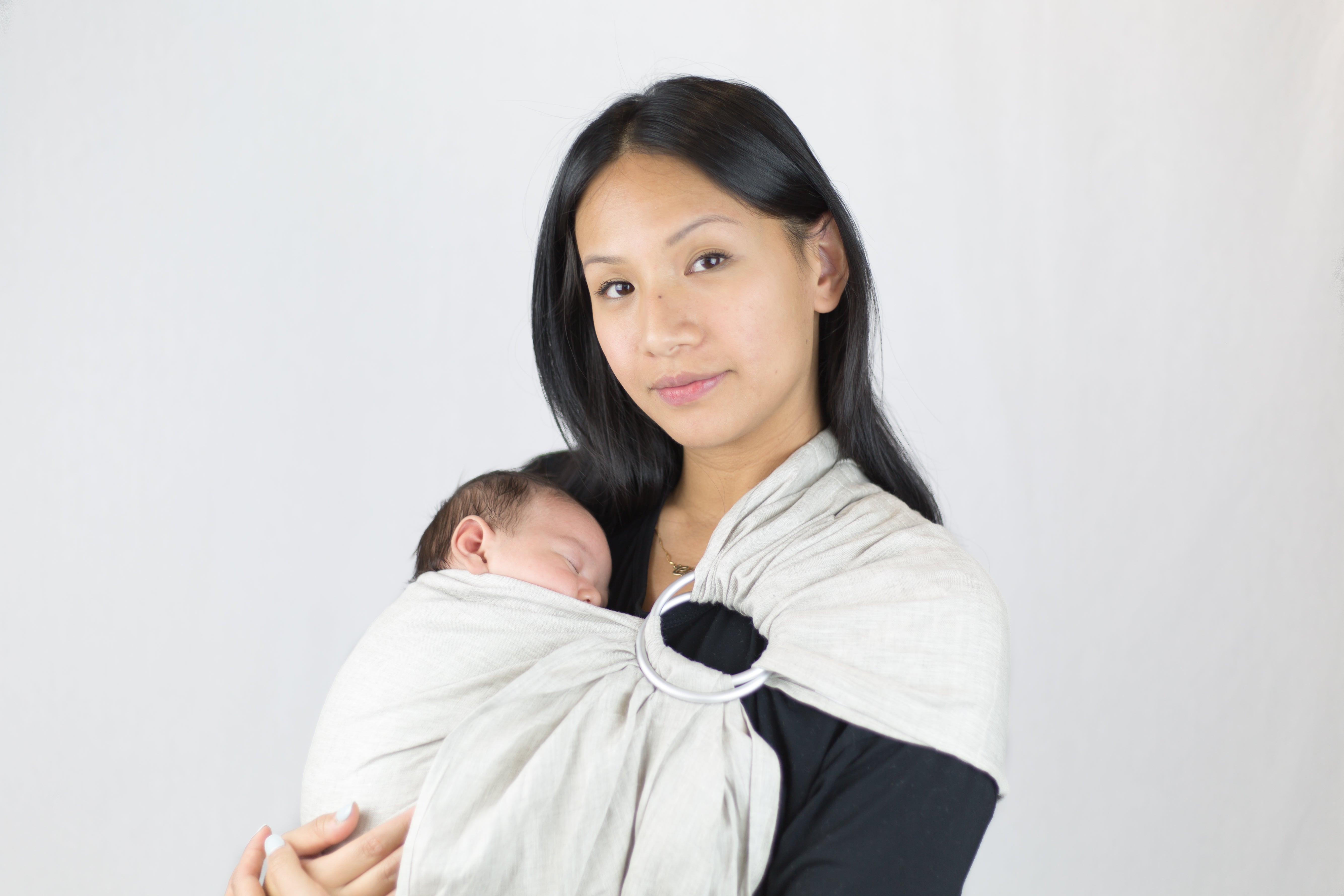 linen baby carrier