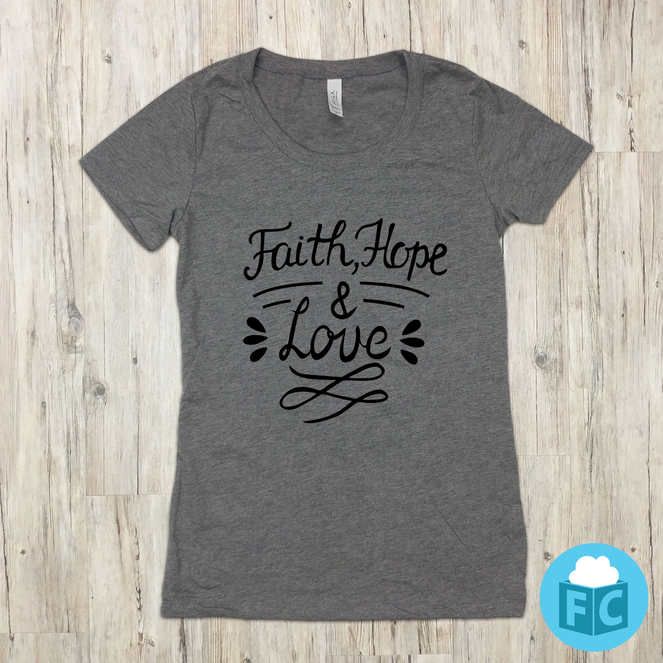 Faith, Hope, & Love | Women's Religious Apparel | Fluffy Crae - fluffycrate