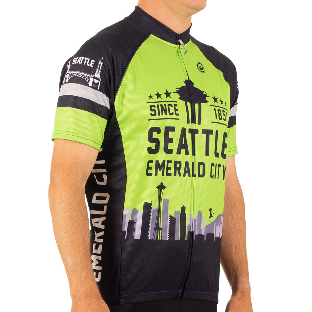 Customized San Francisco Short Sleeve Cycling Jersey for Men D02260520_37 / XXL