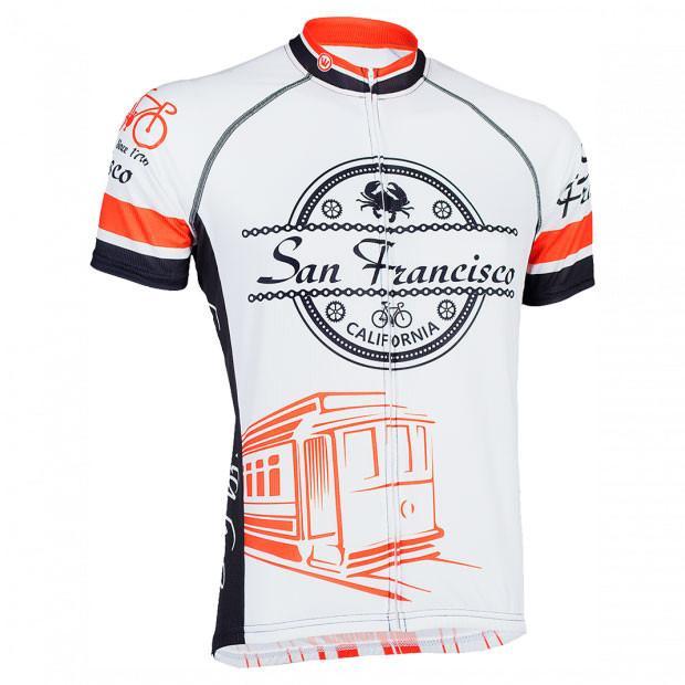 Customized Chicago Short Sleeve Cycling Jersey for Men I01D01290620_05 / L