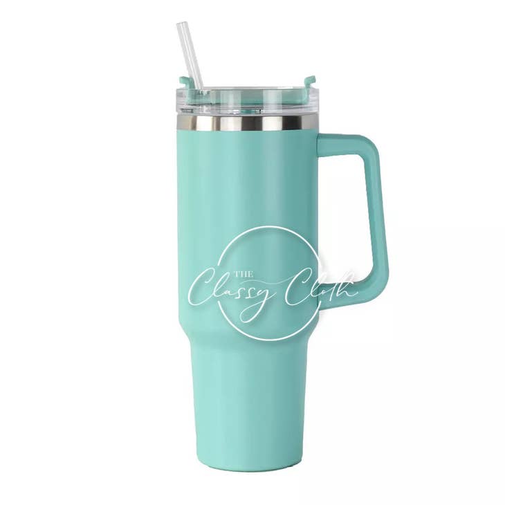 NEW Katydid 40 oz. Travel Tumblers with Handle 