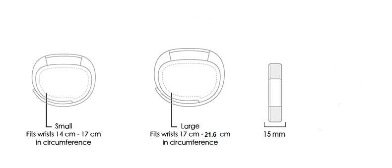 Fitbit Alta Bands - Red, Small and 