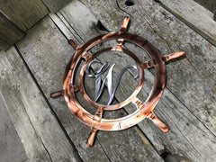 Download Captain's Wheel Monogram - Midwest Metal Art