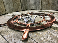 Download Captain's Wheel Monogram - Midwest Metal Art