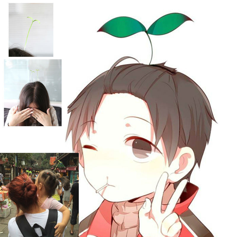 bean sprout hair pins