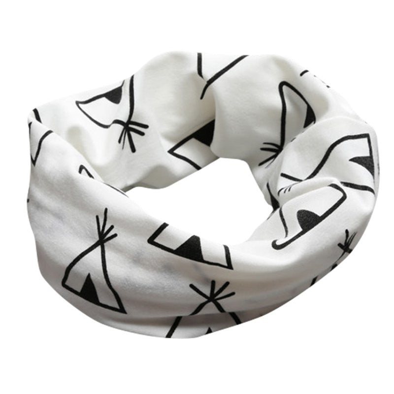 Kids Baby Accessories Scarf Children Boys Girls Cotton Scarves Collar Infant Child O Ring Toddler Bi