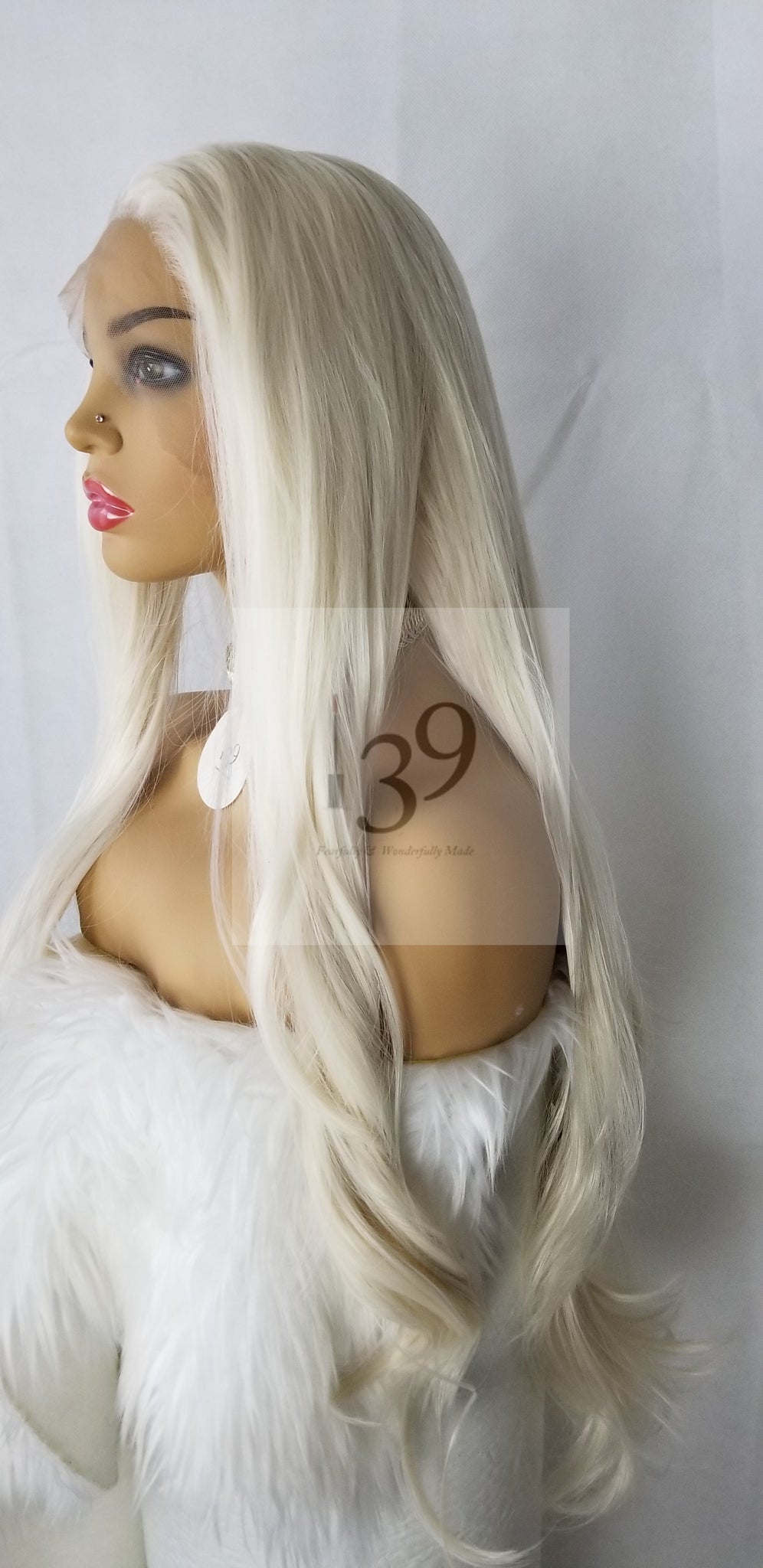 (Milly) Platinum blonde lace front wig – Shopstudio139