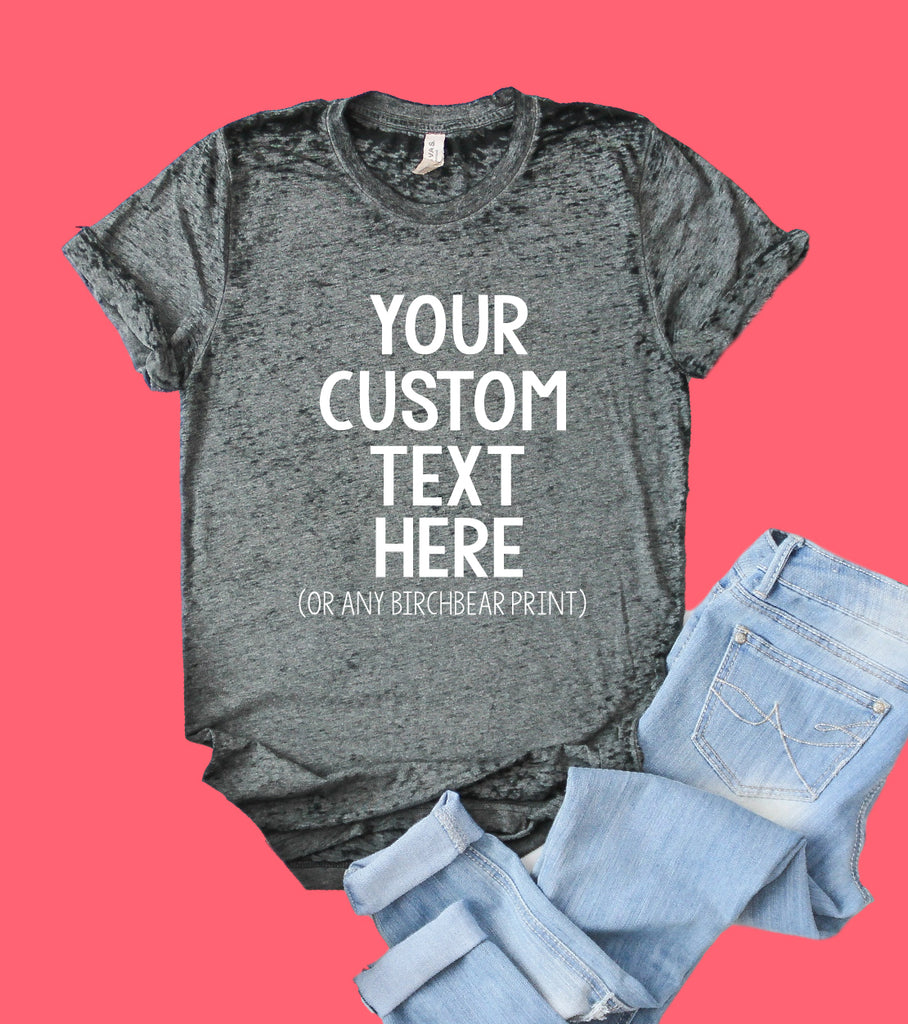 Custom Shirt | Acid Wash T Shirt | Unisex Crew | High Quality graphic t ...