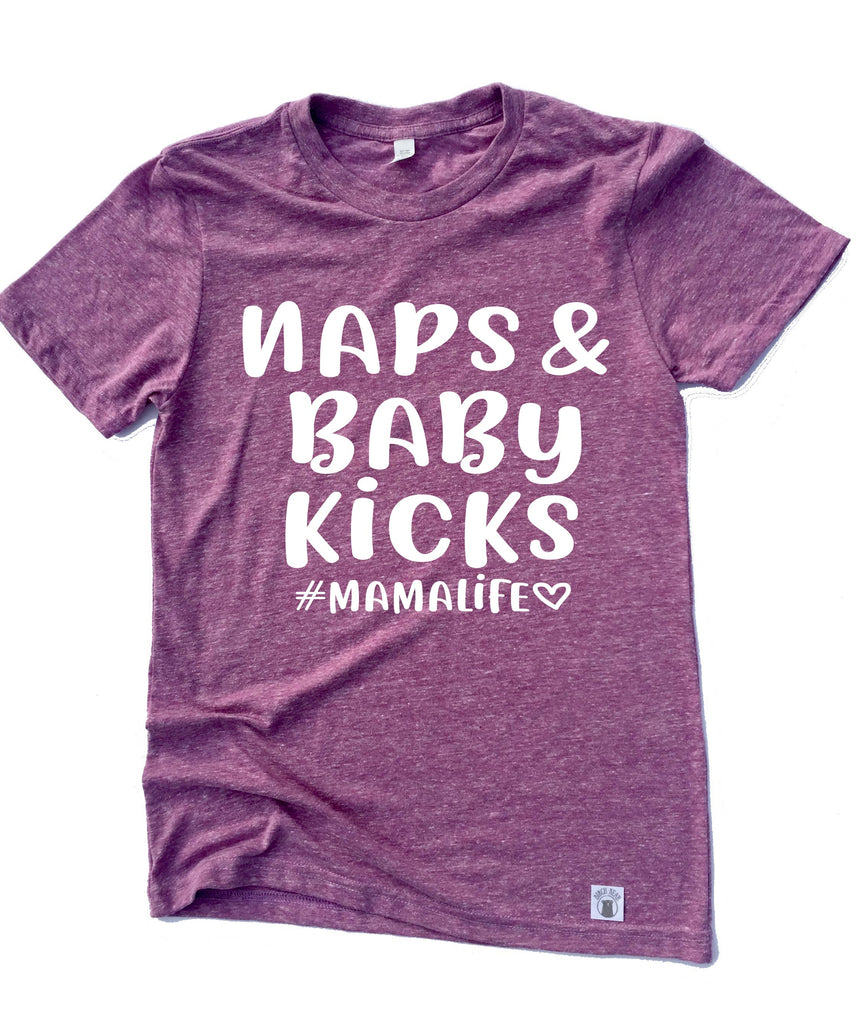 Naps and Baby Kicks Shirt , Pregnancy Shirt, Cute Pregnancy Shirts ...