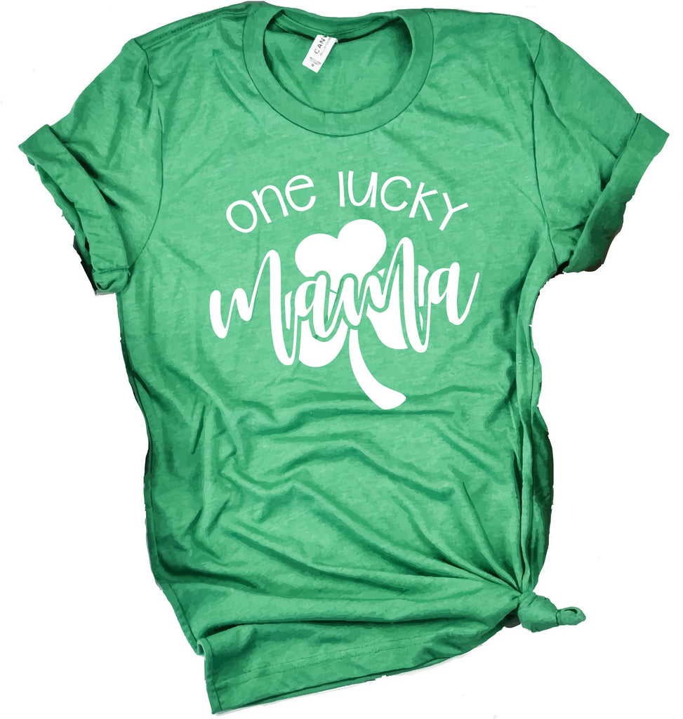 One Lucky Teacher, St. Patricks Day Shirt, Matte or Glitter, Cute T-Sh –  Birdhouse Design Studio, LLC