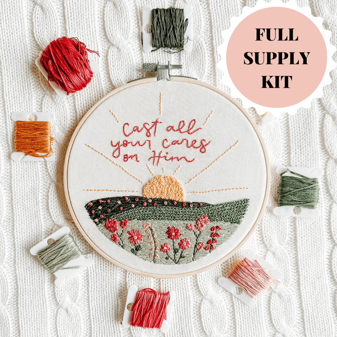 Consider the Wildflowers Embroidery Kit