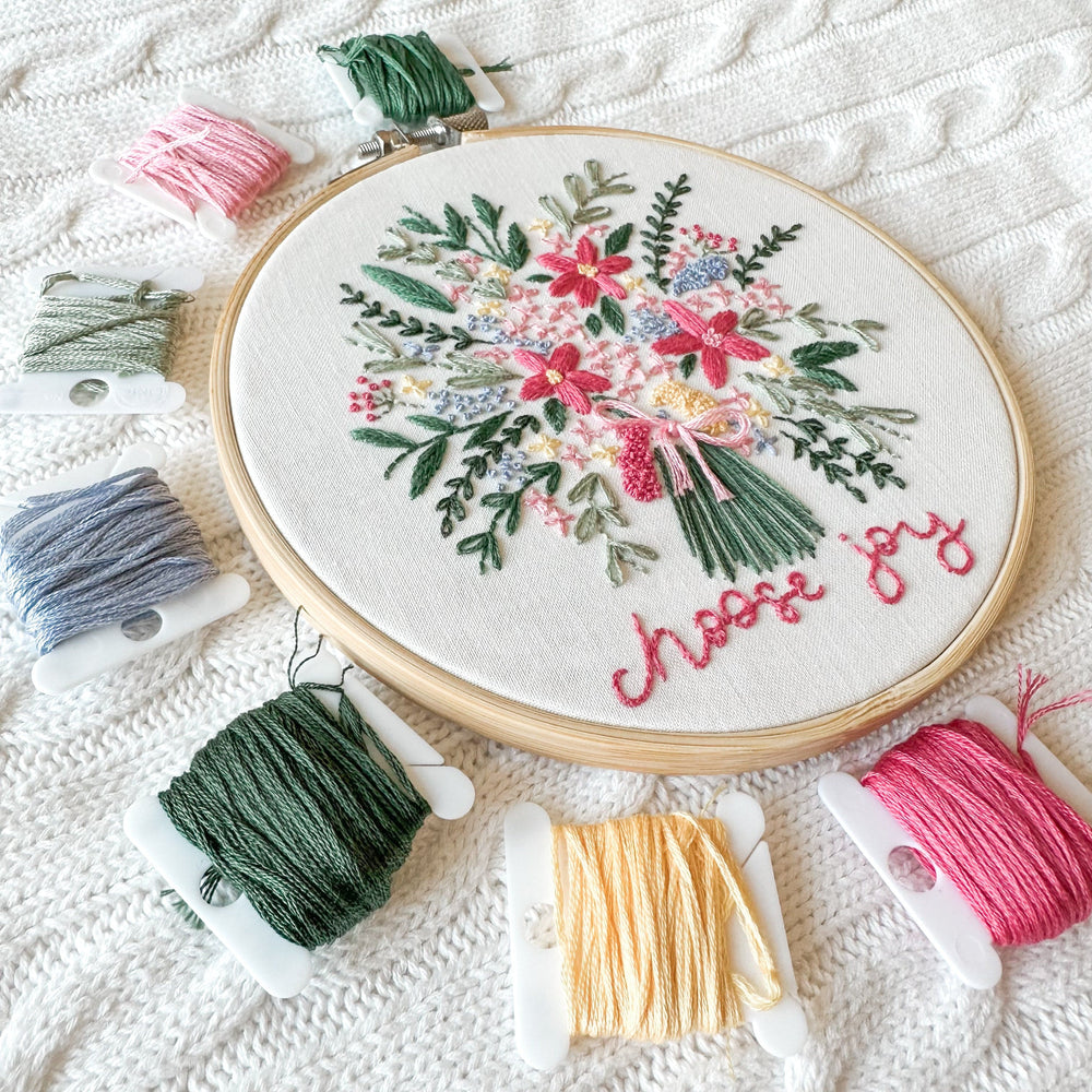 Thankful Wreath Embroidery Kit