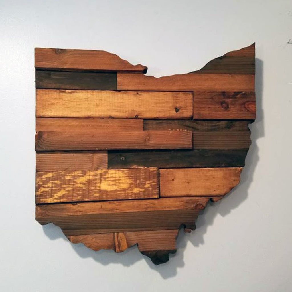 Rustic Ohio Wood Sign Engraved Covered Bridges Woodworking Llc