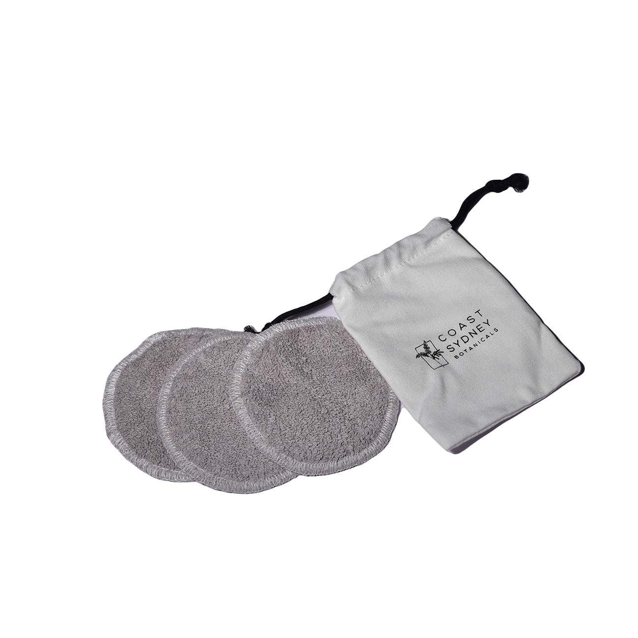 Coast Sydney Botanicals Reusable Cotton towelling face pads