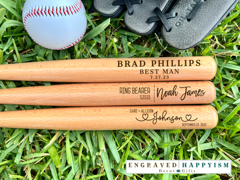 wedding baseball bat groomsmen mini bat groomsman mini bat best man bats