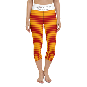 #e35f2a90 - ALTINO Yoga Capri - Cherry Orange Collection - Stop Plastic Packaging - #PlasticCops - Apparel - Accessories - Clothing For Girls - Women Pants