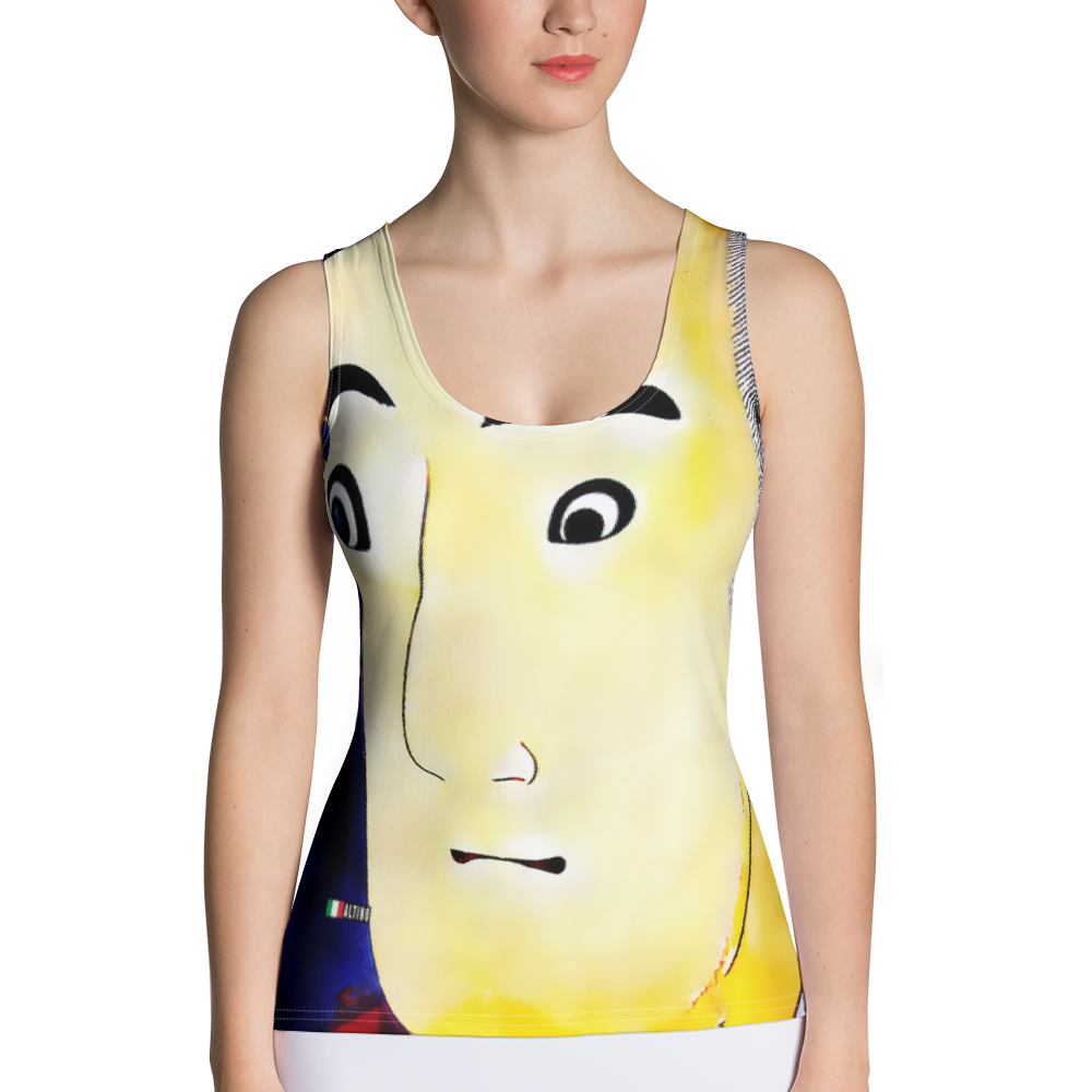 Black - #d9039690 - ALTINO Senshi Fitted Tank Top - Senshi Girl Collection - Stop Plastic Packaging - #PlasticCops - Apparel - Accessories - Clothing For Girls - Women Tops