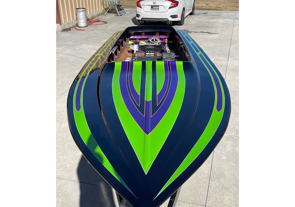 Tamco Custom Color on Custom Boat