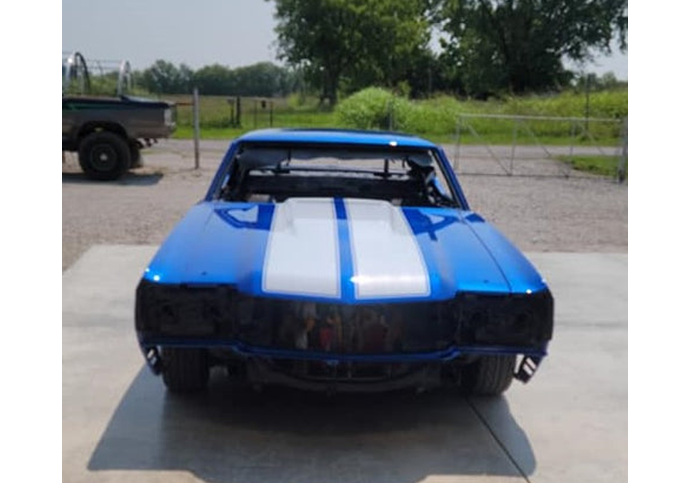 Blazin Blue over Black Base  on Chevrolet