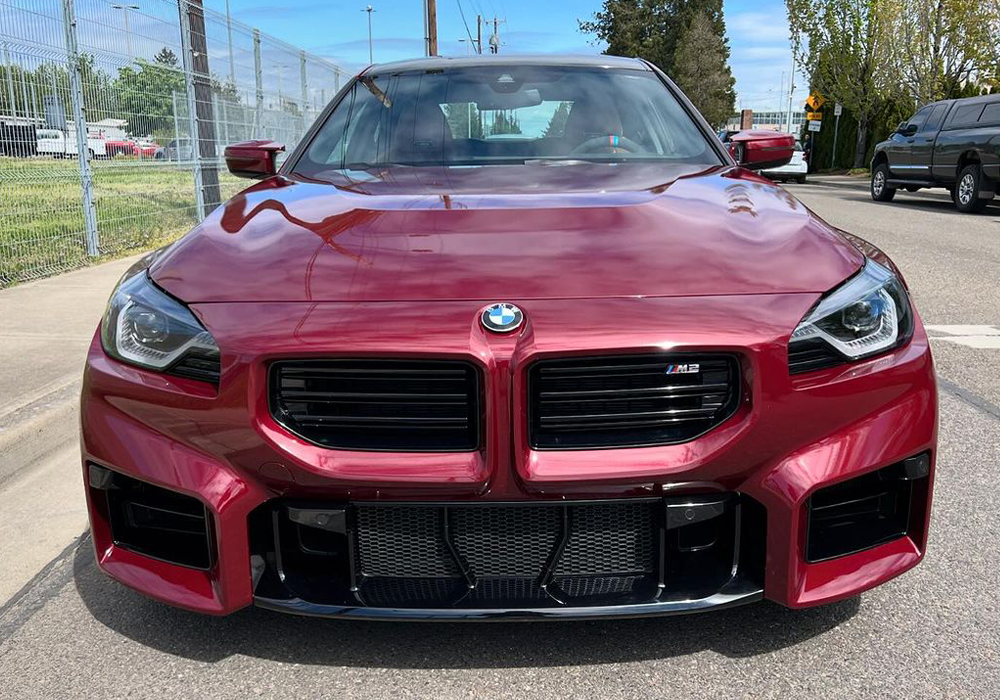 OEM BMW Calypso Red Metallic on BMW G87 M2