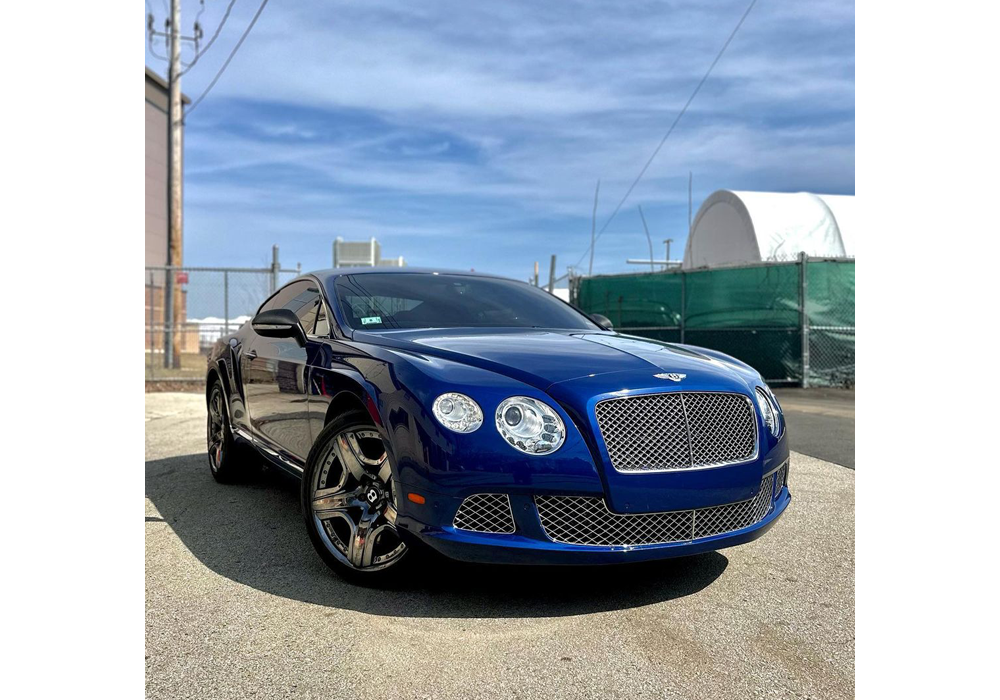 OEM Bentley Moroccan Blue on Bentley GT