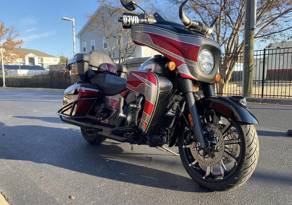 Diamond Red Dry Pearl on 2022 Indian Roadmaster