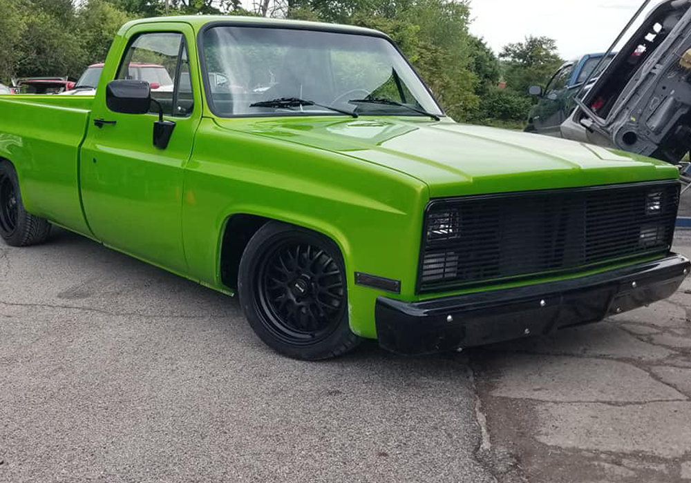 Sublime Green over Chevrolet