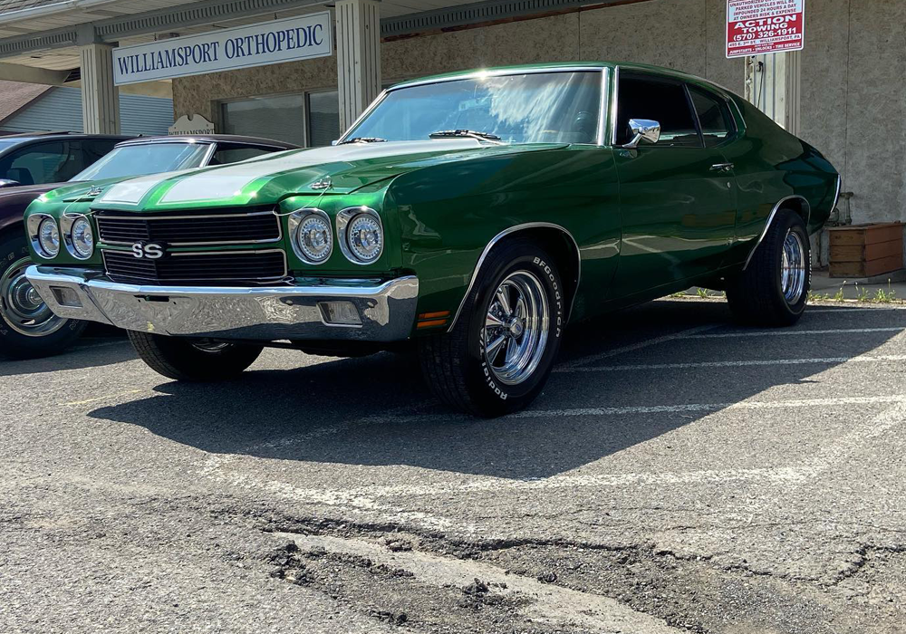 Shamrock Green Custom Color on Chevrolet Chevelle SS