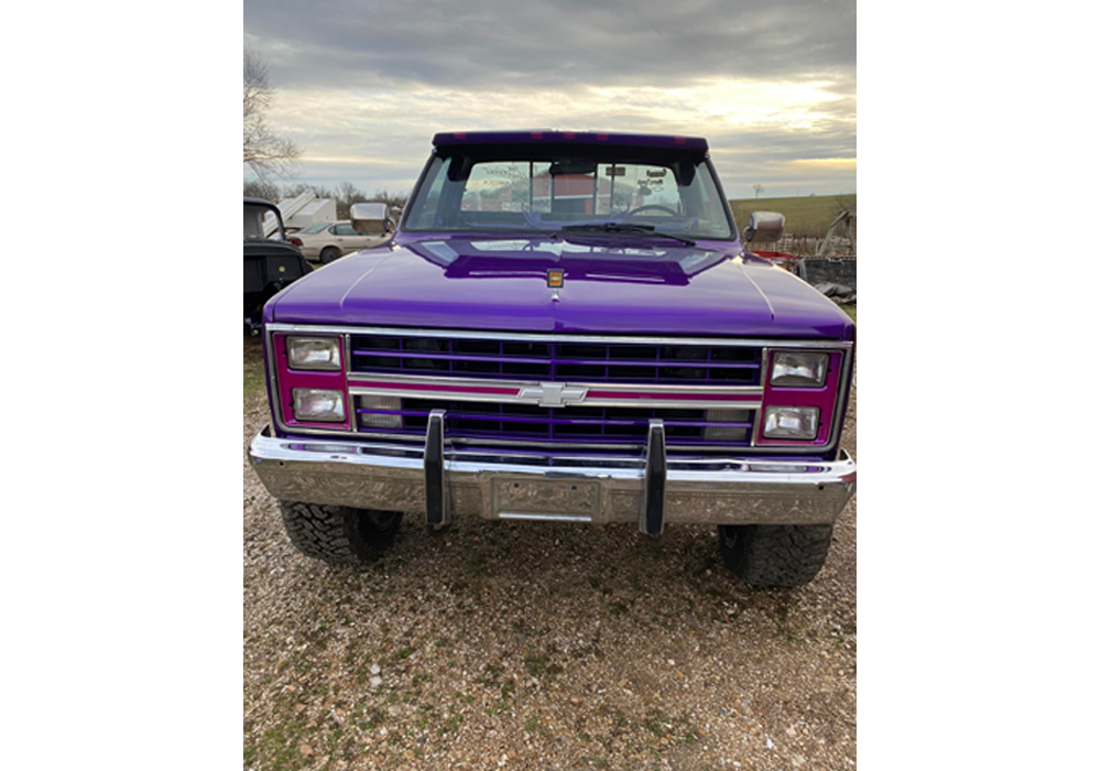 Lipstick and Purple Pop Pearl on Chevy Silverado