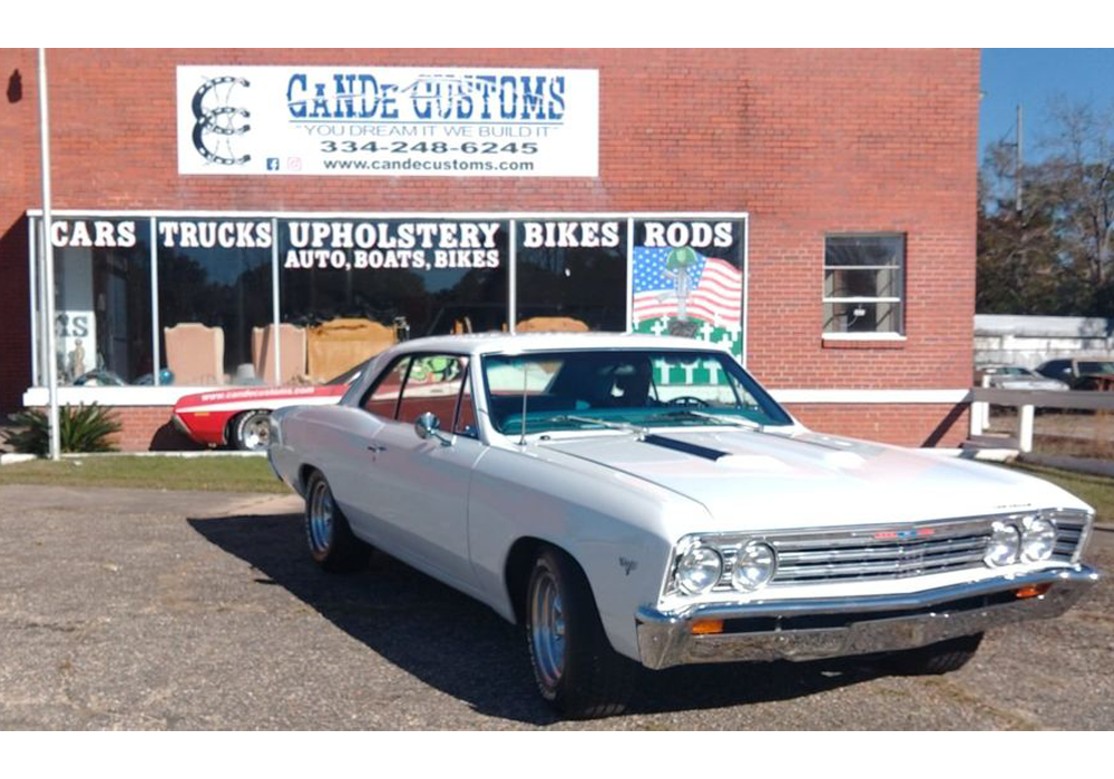 Bright White Single Stage over Forever ‘White’ Sealer on 1967 Chevelle Malibu