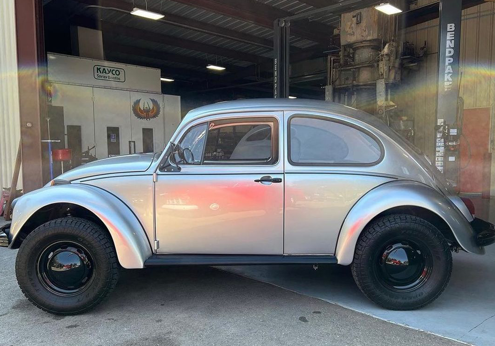 Slick Silver Metallic on Volkswagen Beetle 1969