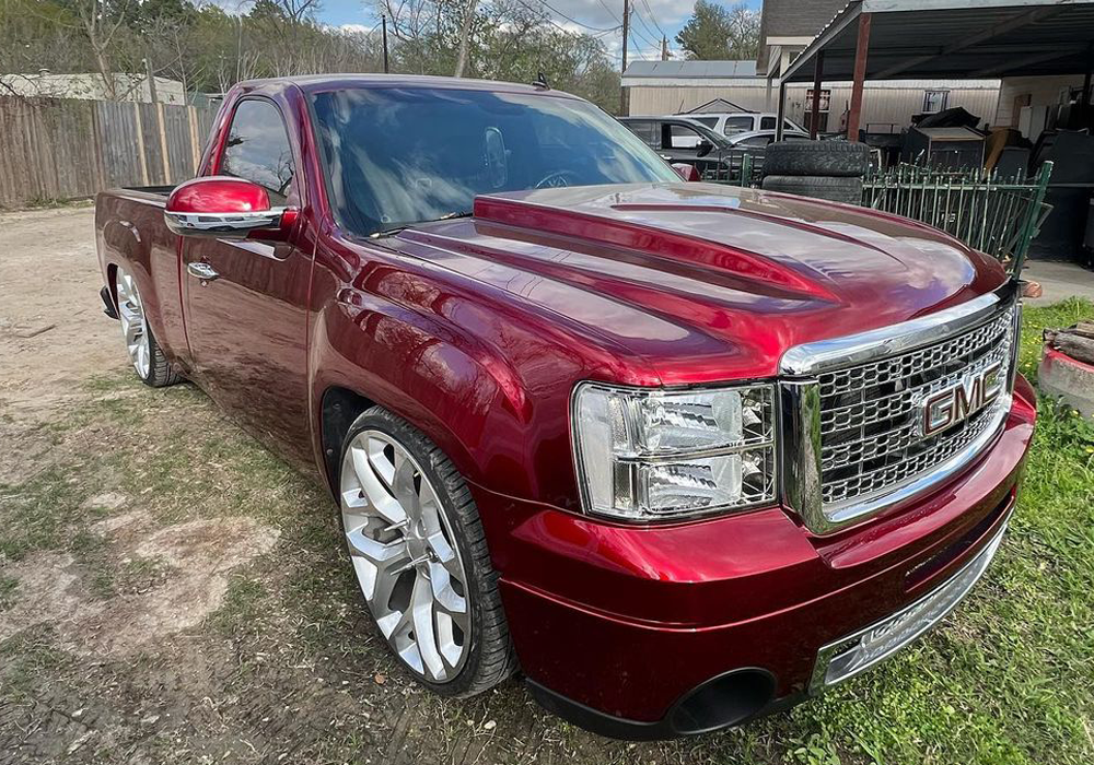 OG Red 2k Candy on GMC Sierra