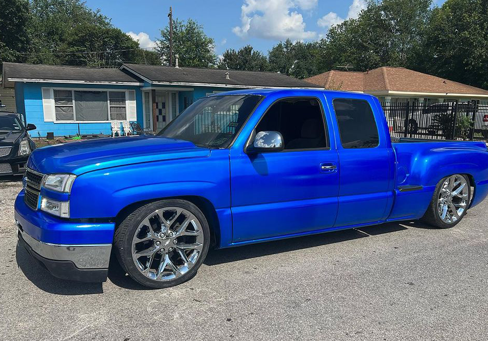 My Boy Blue over Slick Silver over Chevrolet