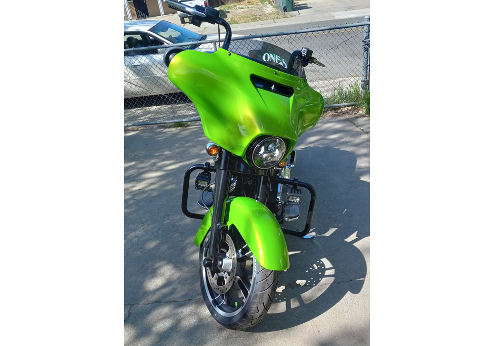 Sublime Green on Harley Davidson