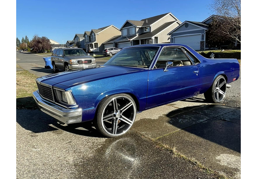 Bluetiful Metallic over Black on Chevrolet