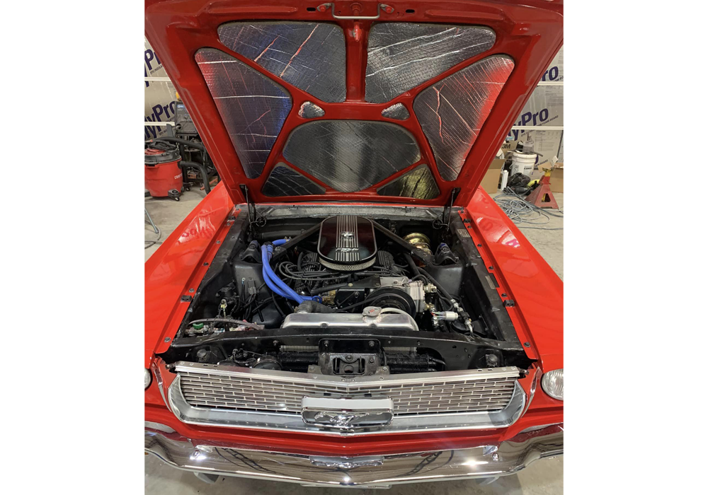 Tamco OEM Ford Race Red on 1966 Ford Mustang