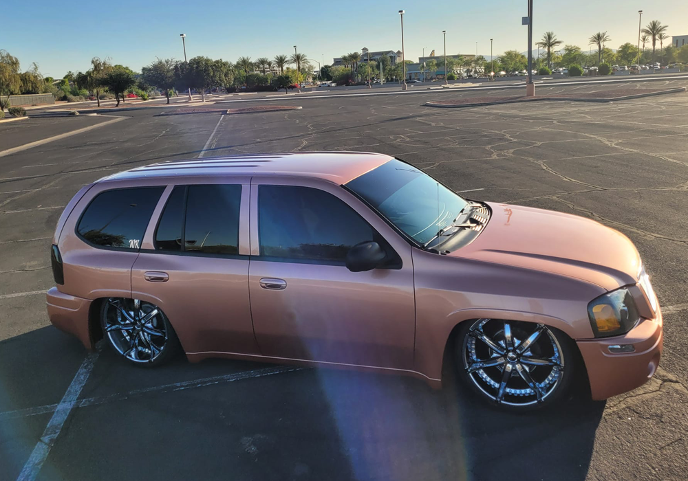 Rose Gold Metallic on Custom Automotive