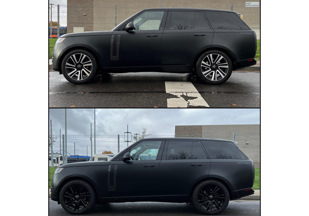 Truly Black Drop-In Pigment on Range Rover