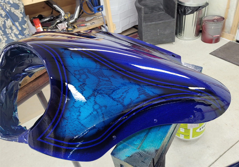 Tamco Candies, Custom Color, and Basecoat on Harley Davidson