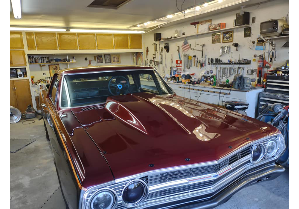 Tamco Paint's Rock-It-Red and Smoke Metallic on 1965 El Camino