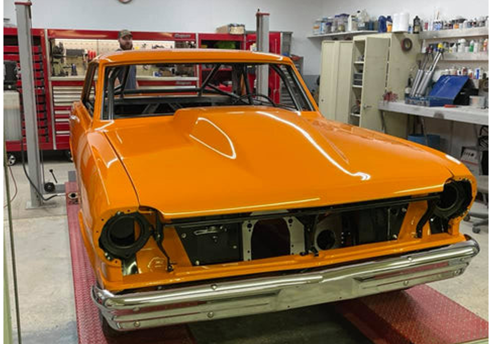 Nielsen Monarch Orange on Custom Automotive