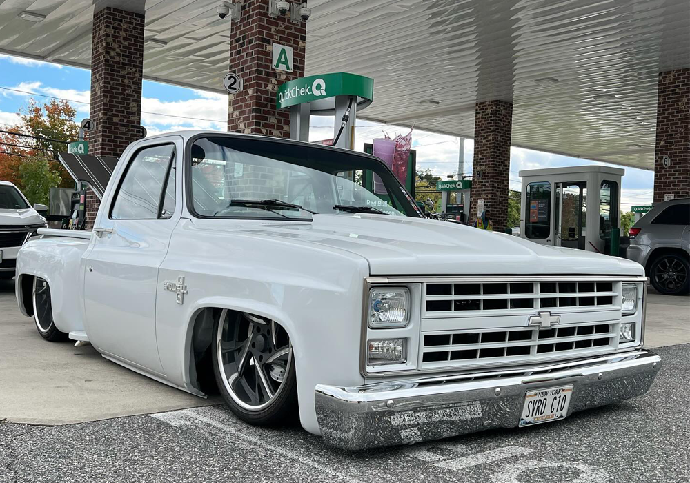 Blizzard Of Ozz ‘White’ Pearl Series on Chevrolet C10