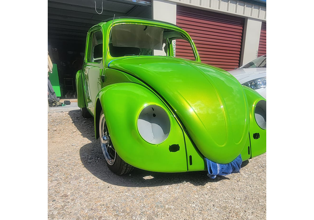 Sublime Green on Volkswagen Beetle