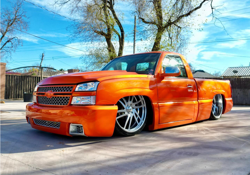 Orangesicle on Chevrolet Silverado