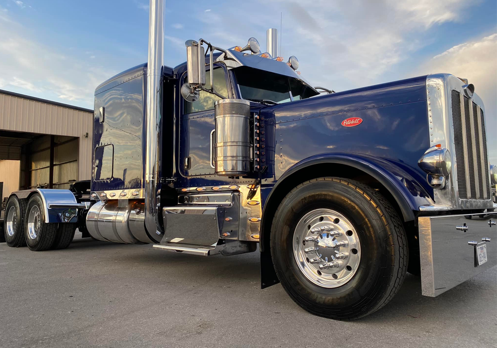 Liberty Blue on Truck