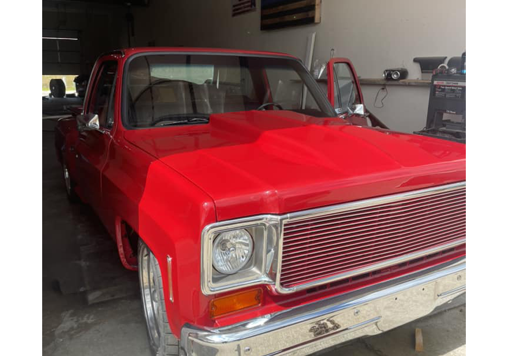 Tamco OEM GM Victory Red on Custom Pickup Truck