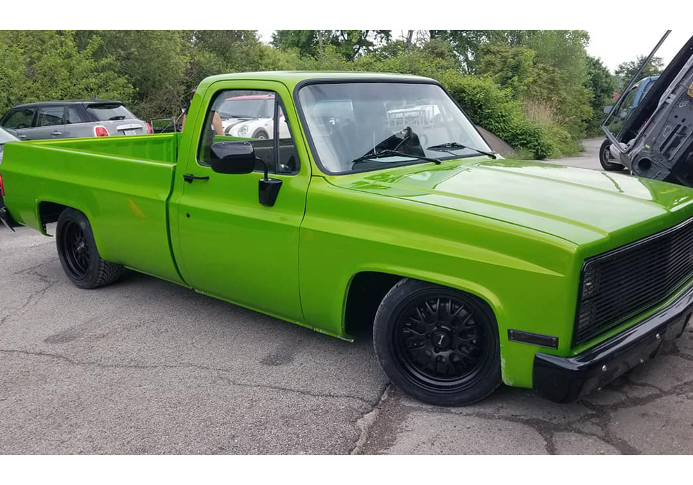 Sublime Green over Chevrolet