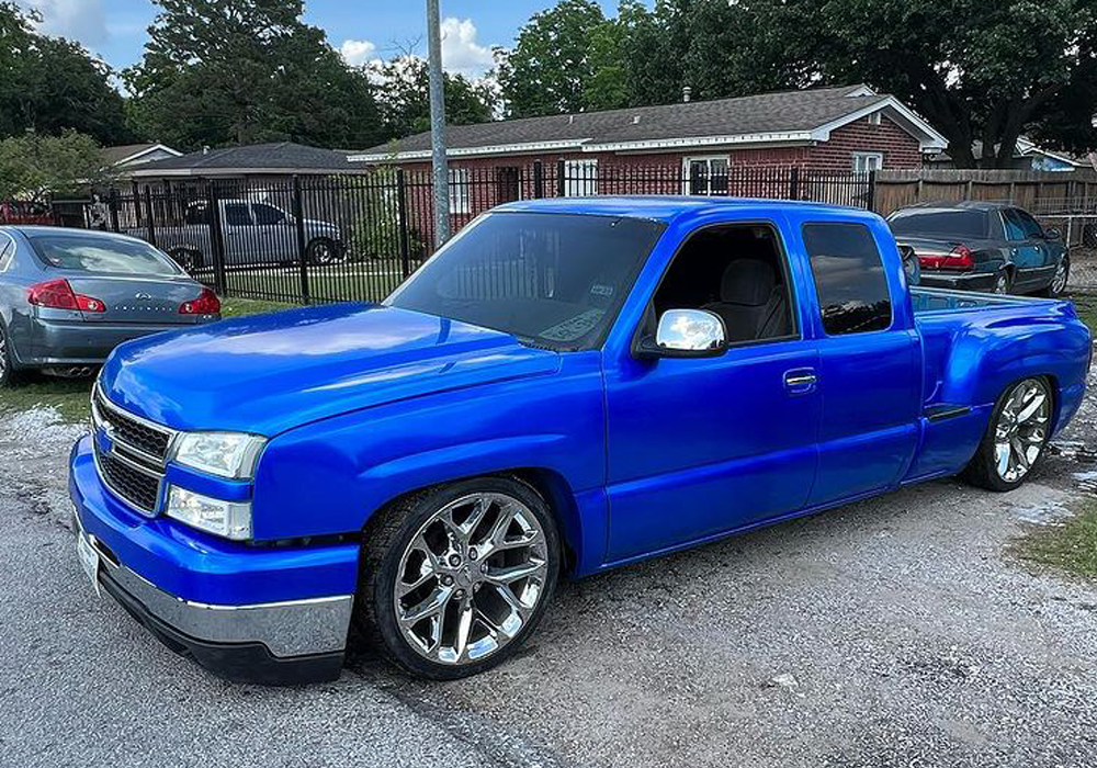 My Boy Blue over Slick Silver over Chevrolet