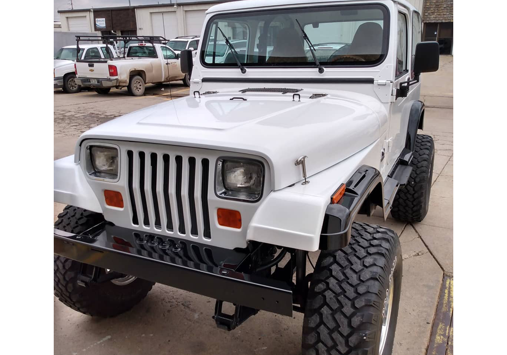 Blizzard Of Ozz ‘White’ Pearl Series on Jeep