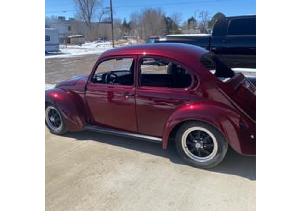 Rock-It-Red over Black on Volkswagen